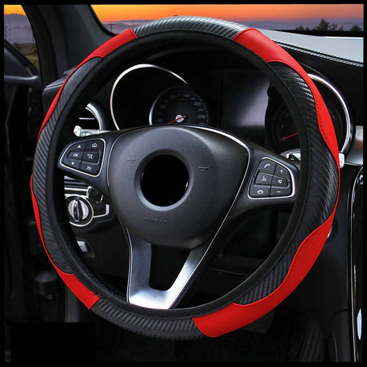 Funda universal de cuero para volante