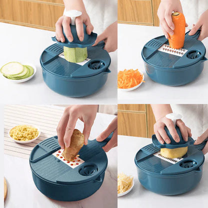 Cortador de verduras profesional 12 en 1