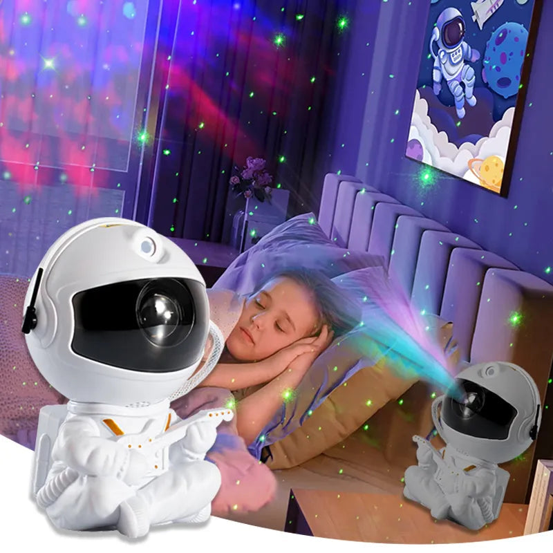 Proyector de astronautas de galaxia LED