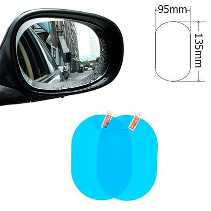 Película antivaho para espejo retrovisor